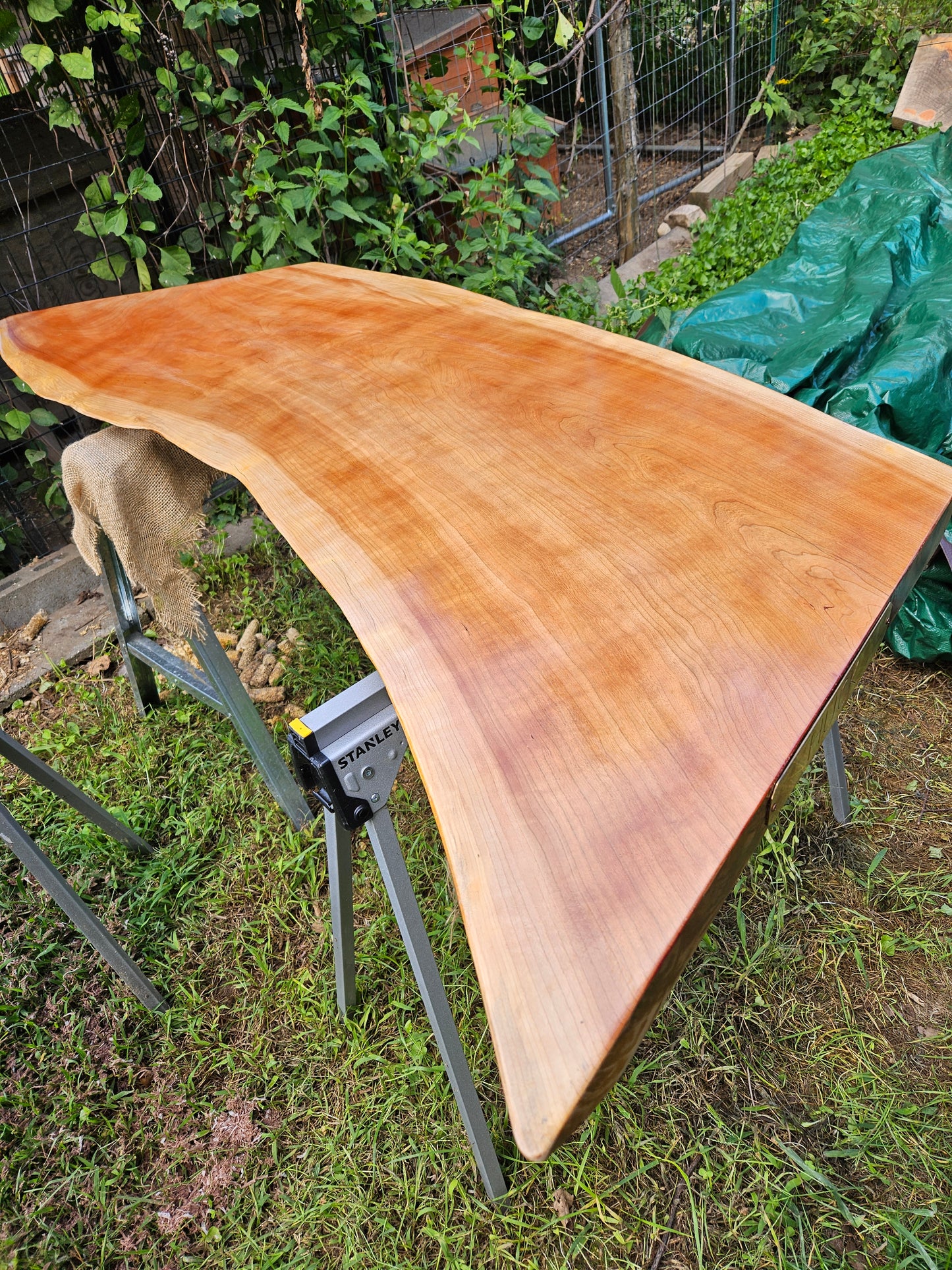 Desk - Live Edge Slab Cherry