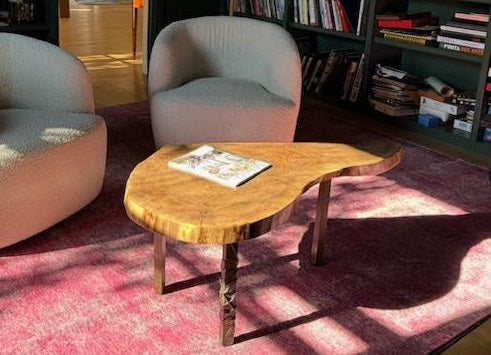 Coffee Table - Slab Walnut